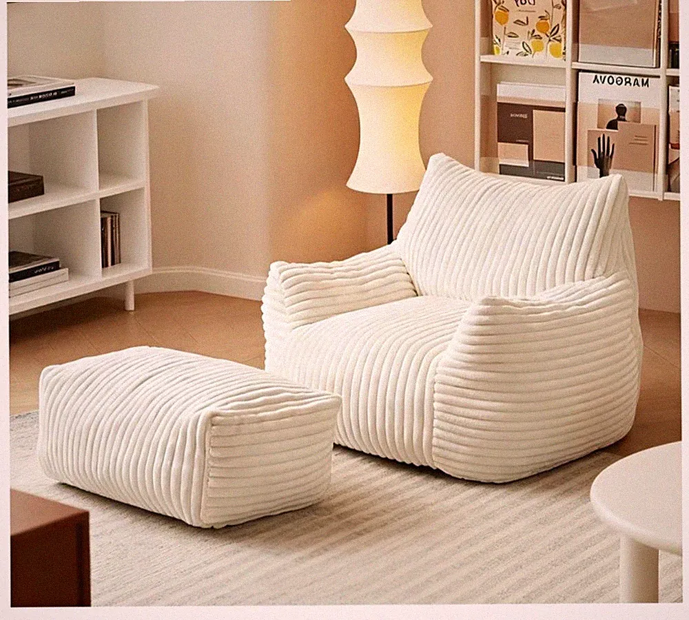 XXL Sofa Sitzsack Cord, rutschfest