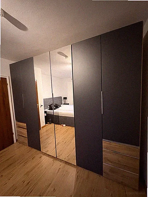 XxxLutz Kleiderschrank, DREHTÜRENSCHRANK 300/236/58 cm 6-türig (ohne Inhalt)