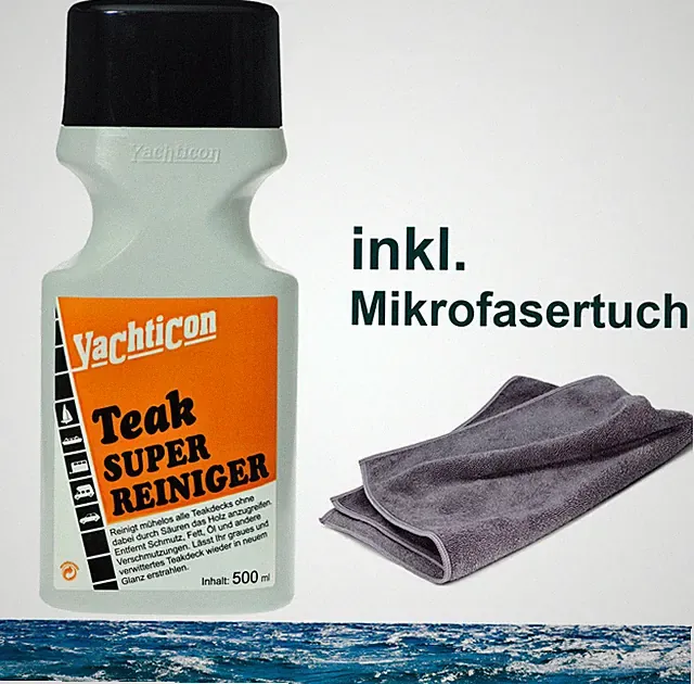 Yachticon Teak Superreiniger Teakholz Reiniger Boot Gartenmöbel Camping