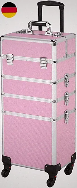 Yaheetech 4 in 1 Kosmetikkoffer Groß Schminkkoffer Kosmetikorganiser Multikoffer