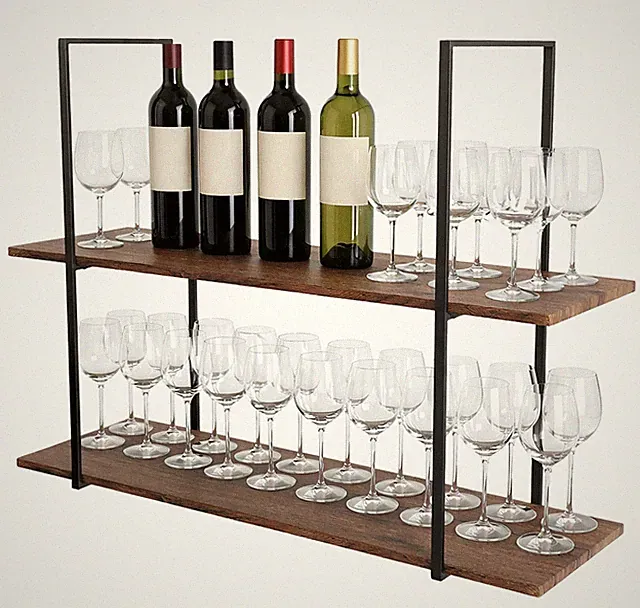 Yelloo BARSHELF Bar Regal Hängevitrine Für Flaschen Blumen Garten Vertikal Küche