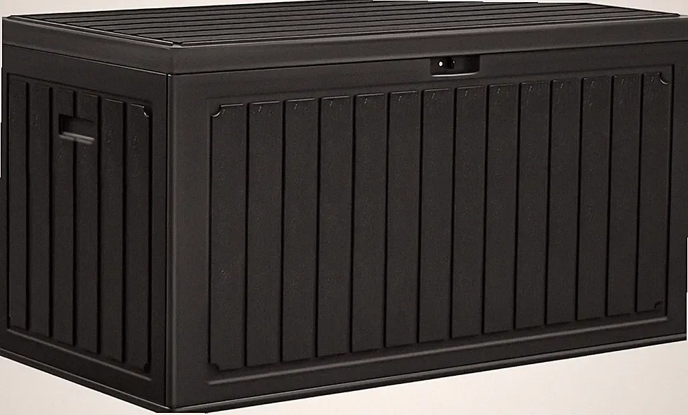 YITAHOME 303L Gartenbox Auflagenbox, HDPE Aufbewahrungsbox mit Schloss Kissenbox