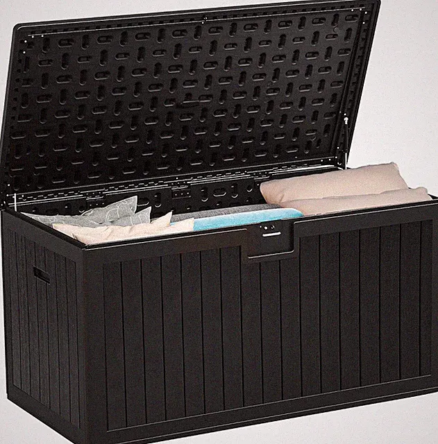 YITAHOME Gartenbox Außen 567.8 Liter, Wetterfeste Aufbewahrungsbox Mit Abschließ