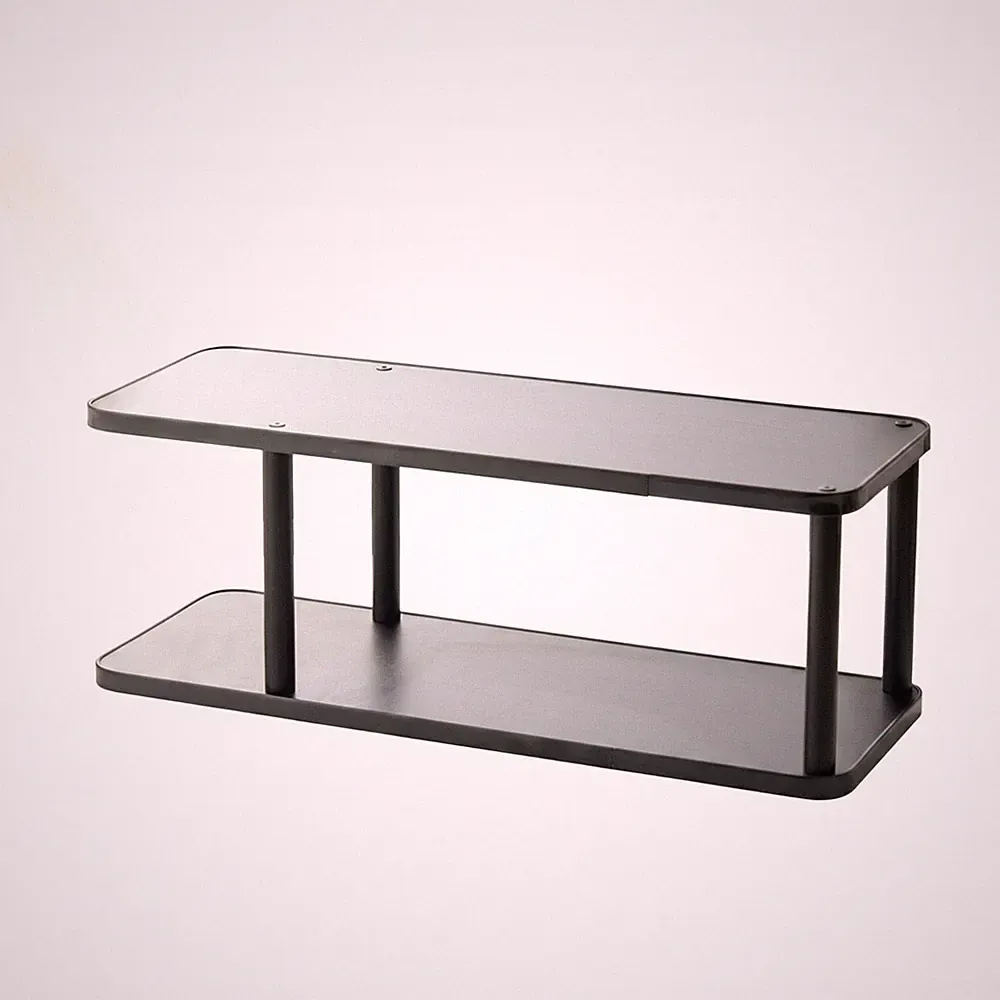 Zweistöckiges Tischregal Zweistufig Offenes Regal Tischdisplay für Schreibtisch